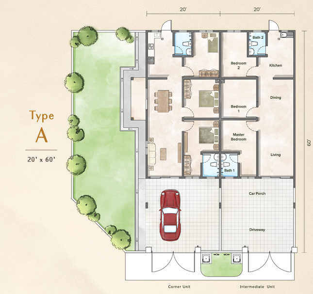 Lagenda Type A Floor Plan