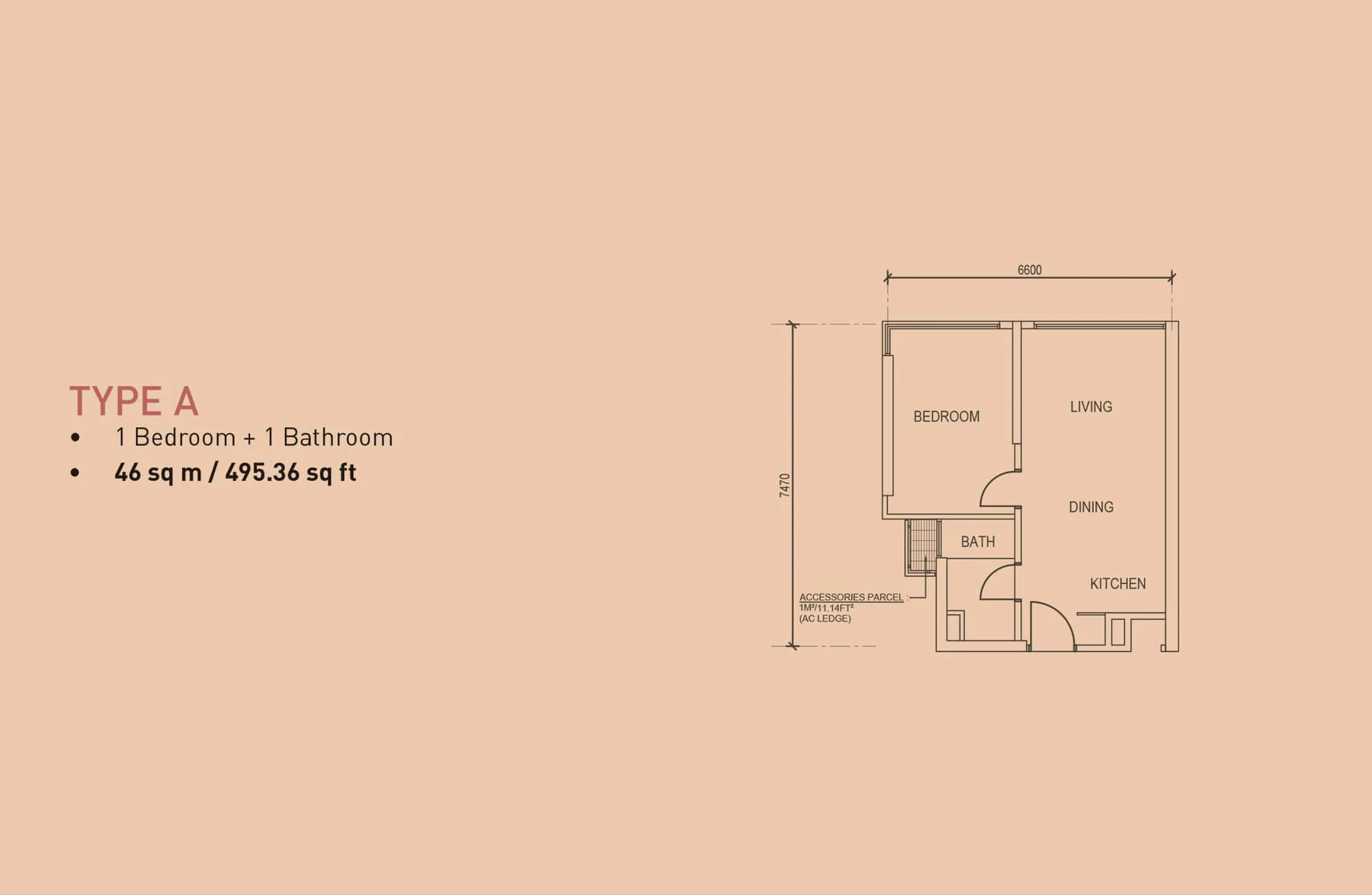 MBW Bay Type A Floor Plan